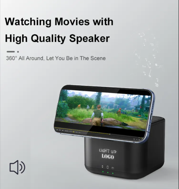FusionDock™ 4-in-1 Wireless Charging Station with Speaker