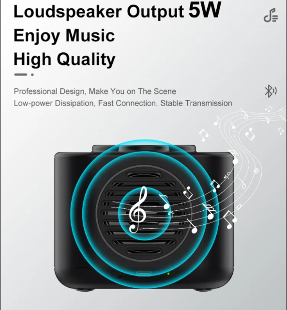 FusionDock™ 4-in-1 Wireless Charging Station with Speaker